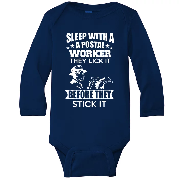 Post Office Mail Carrier Baby Long Sleeve Bodysuit