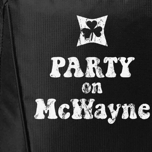 Party On McWayne Green St. Patrick's Day Holiday Celebration City Backpack