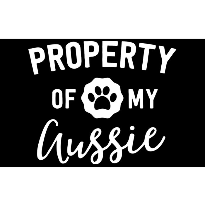 Property Of My Aussie Australian Shepherd Owner Dog Mom Bumper Sticker