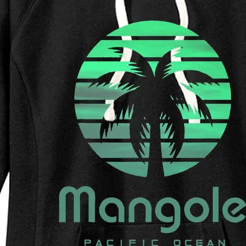 Pacific Ocean Mangole Women's Fleece Hoodie