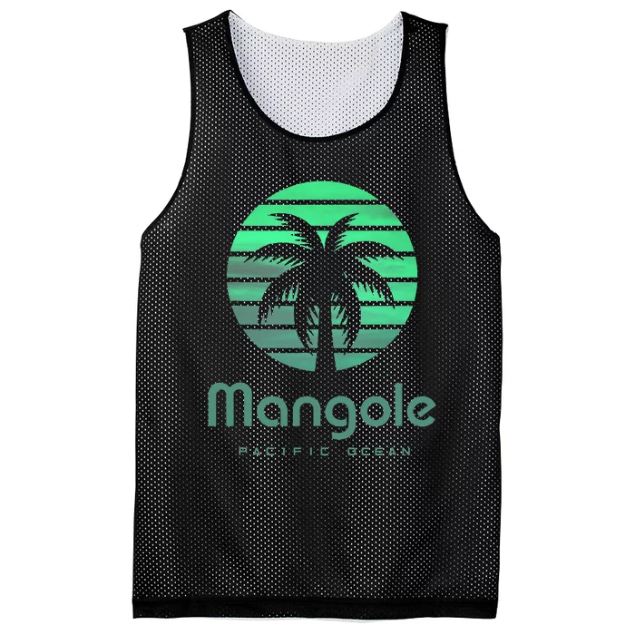 Pacific Ocean Mangole Mesh Reversible Basketball Jersey Tank