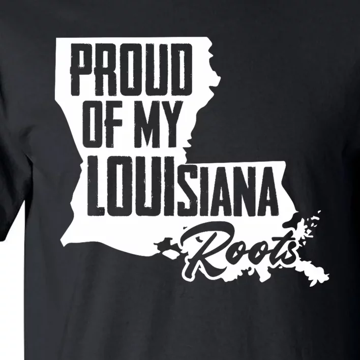 Proud Of My Louisiana Root American Louisiana Crawfish Cajun Tall T-Shirt