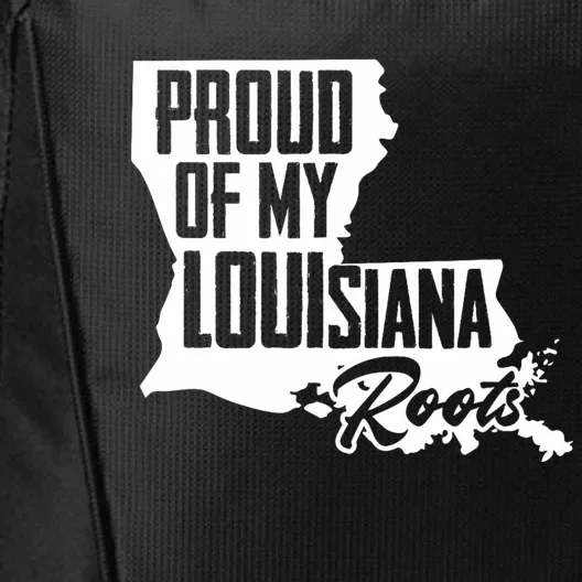 Proud Of My Louisiana Root American Louisiana Crawfish Cajun City Backpack