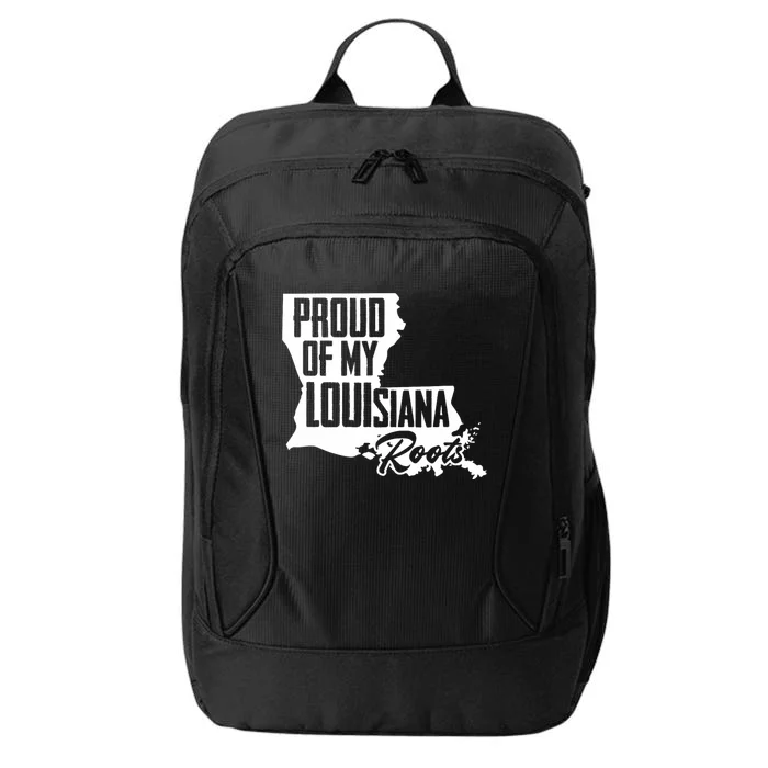 Proud Of My Louisiana Root American Louisiana Crawfish Cajun City Backpack