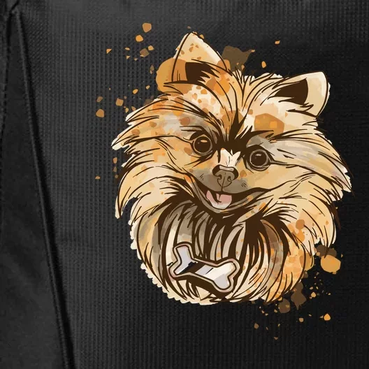 Pomeranian Dog City Backpack