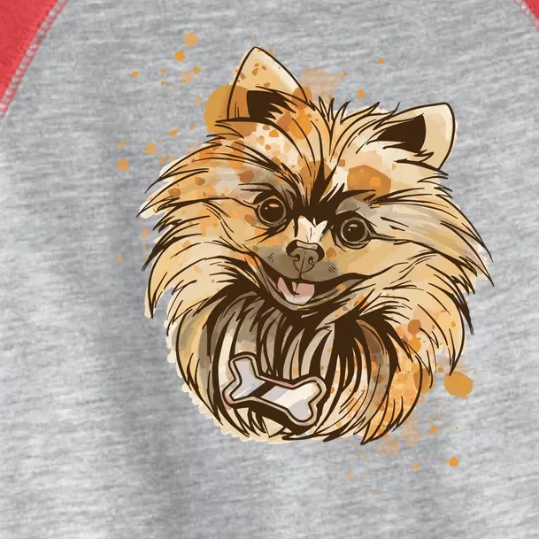 Pomeranian Dog Toddler Fine Jersey T-Shirt