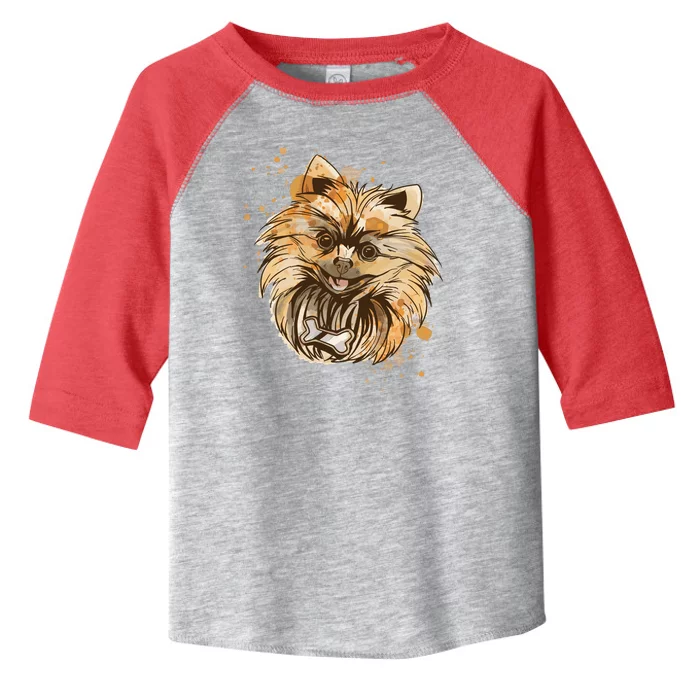 Pomeranian Dog Toddler Fine Jersey T-Shirt