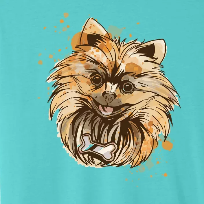 Pomeranian Dog ChromaSoft Performance T-Shirt