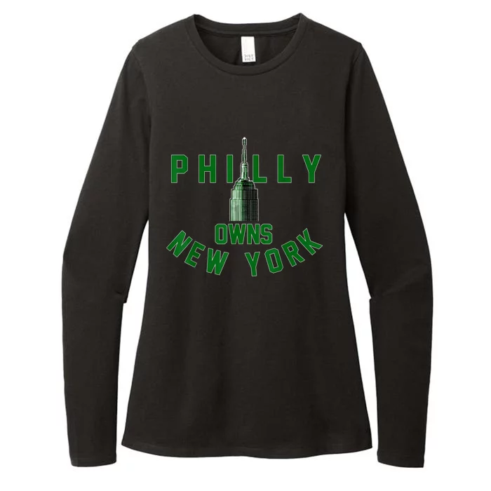 Philly Owns New York Vintage Philly No One Likes Us We Don't Care Womens CVC Long Sleeve Shirt