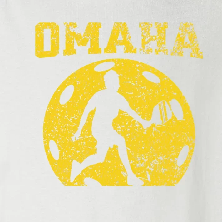 Pickleball Omaha Nebraska Toddler Long Sleeve Shirt