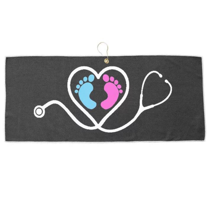 Pediatric OB NICU Nurse Stethoscope Baby Gift Large Microfiber Waffle Golf Towel