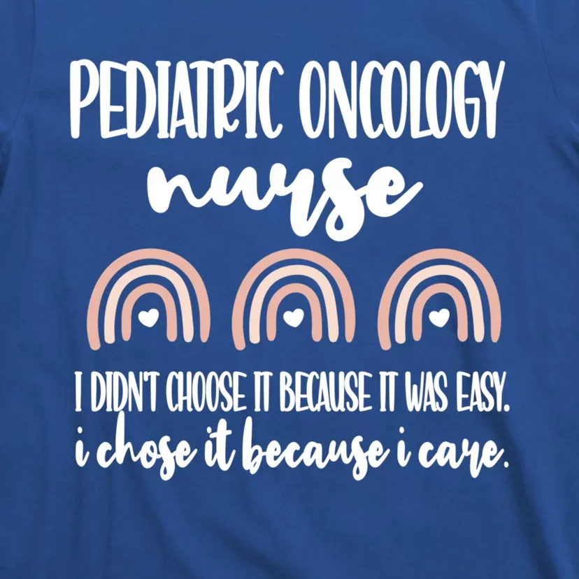 Peds Oncology Nurse Rainbow Pediatric Oncology Nursing Gift T-Shirt