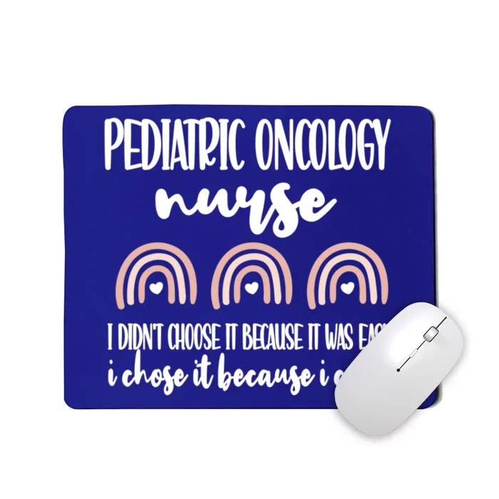 Peds Oncology Nurse Rainbow Pediatric Oncology Nursing Gift Mousepad