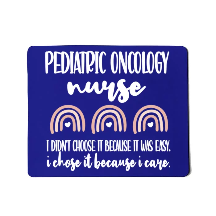 Peds Oncology Nurse Rainbow Pediatric Oncology Nursing Gift Mousepad