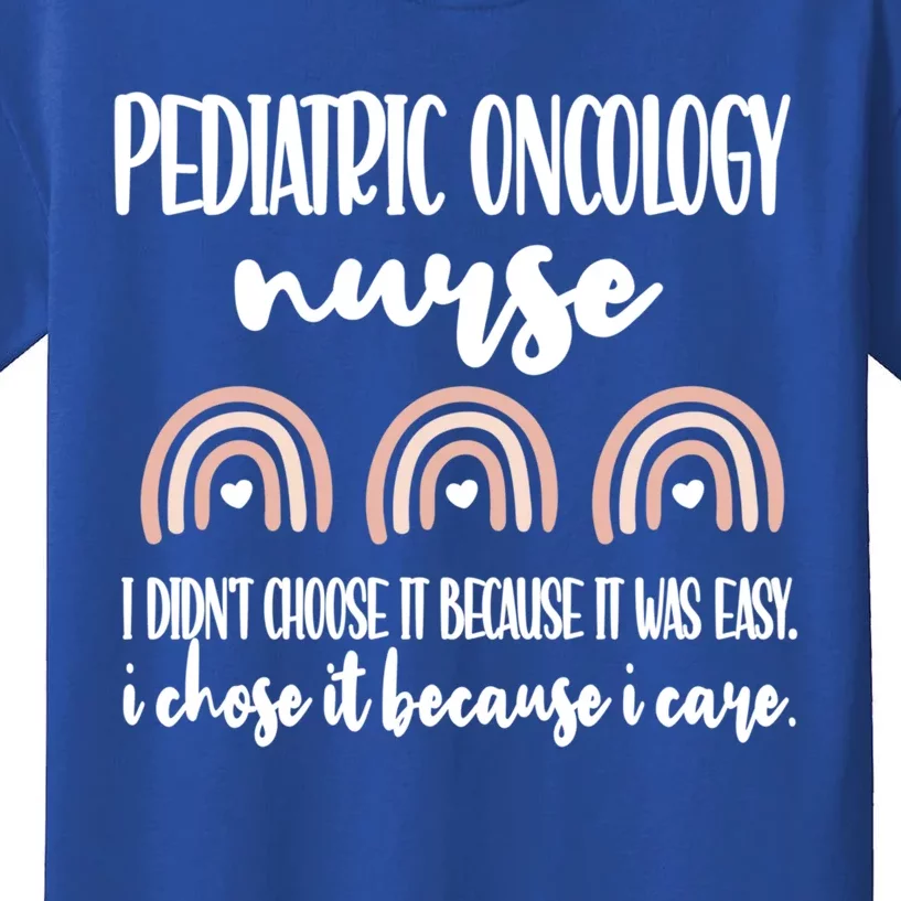 Peds Oncology Nurse Rainbow Pediatric Oncology Nursing Gift Kids T-Shirt