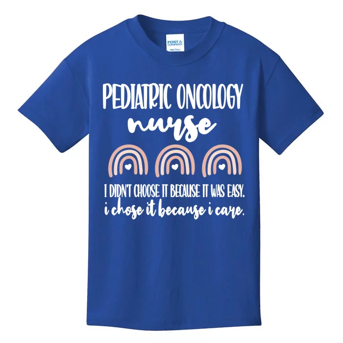 Peds Oncology Nurse Rainbow Pediatric Oncology Nursing Gift Kids T-Shirt