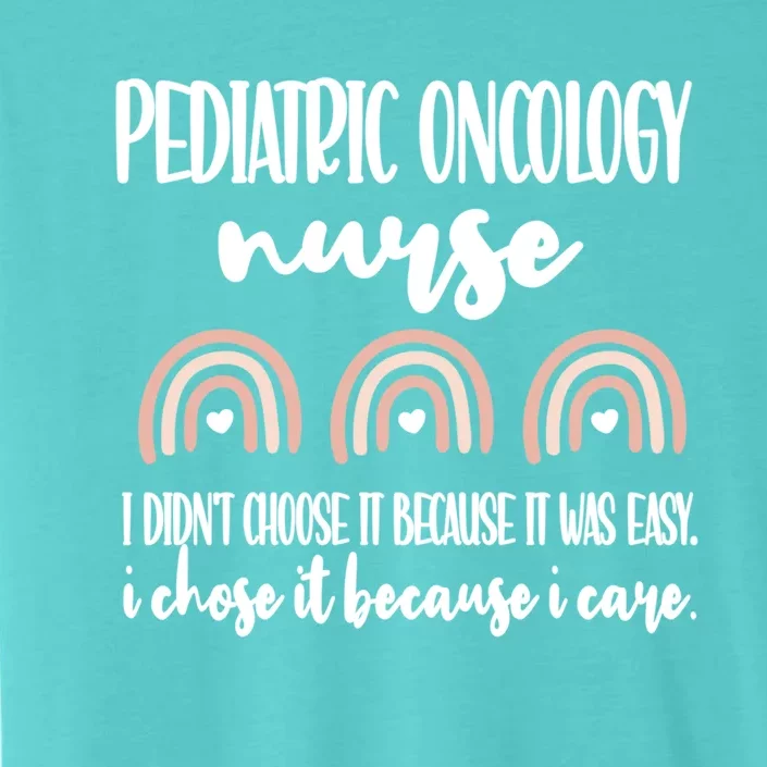 Peds Oncology Nurse Rainbow Pediatric Oncology Nursing Gift ChromaSoft Performance T-Shirt