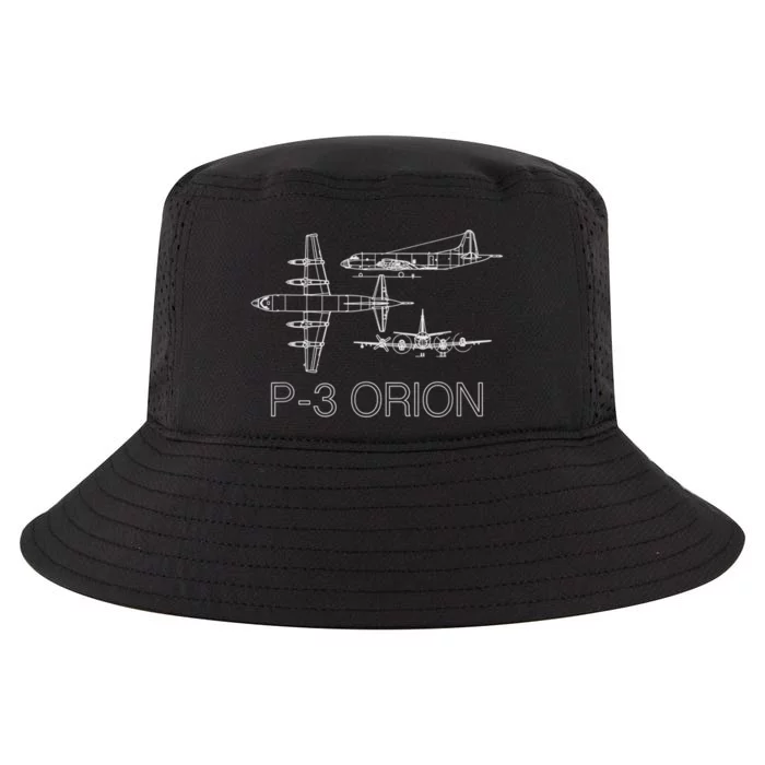 P3 Orion Navy Aircraft Crew Veteran Naval Aviation Cool Comfort Performance Bucket Hat