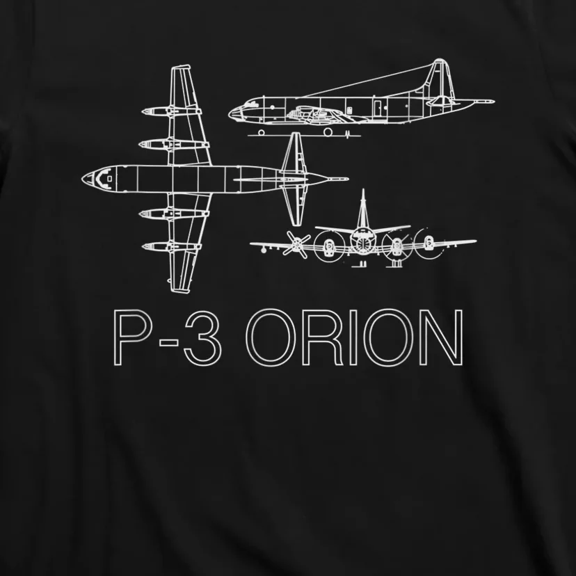 P3 Orion Navy Aircraft Crew Veteran Naval Aviation T-Shirt