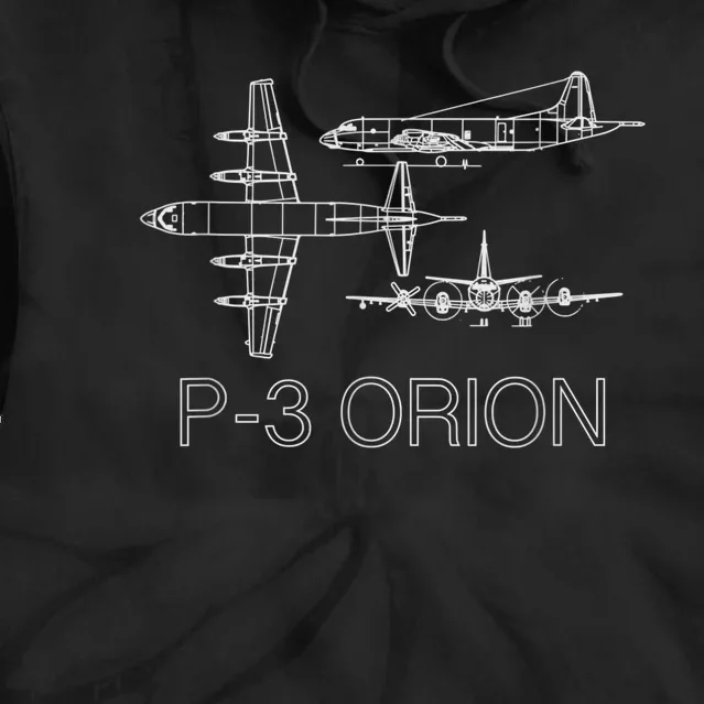 P3 Orion Navy Aircraft Crew Veteran Naval Aviation Tie Dye Hoodie