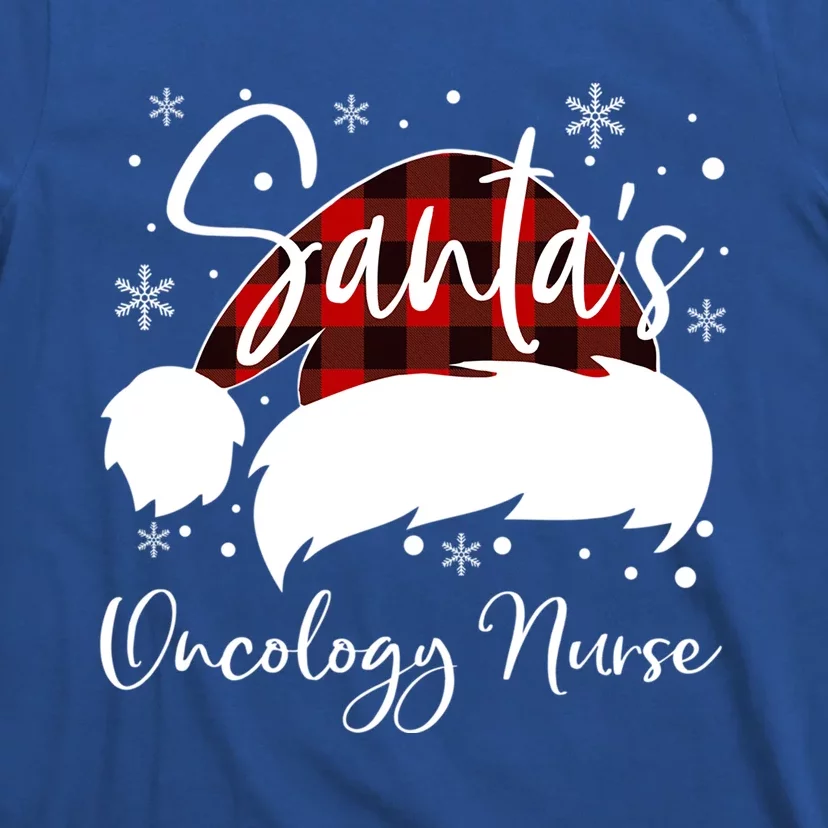 Pediatric Oncology Nurse Elf Oncology Nurse Santas Favorite Gift T-Shirt