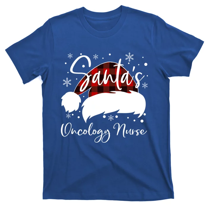 Pediatric Oncology Nurse Elf Oncology Nurse Santas Favorite Gift T-Shirt