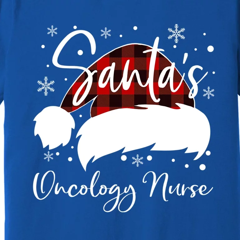 Pediatric Oncology Nurse Elf Oncology Nurse Santas Favorite Gift Premium T-Shirt