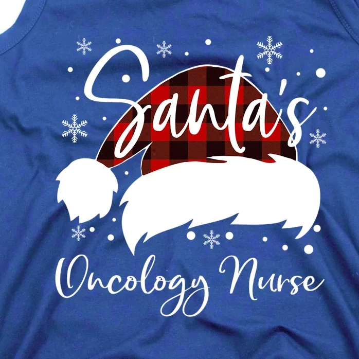 Pediatric Oncology Nurse Elf Oncology Nurse Santas Favorite Funny Gift Tank Top