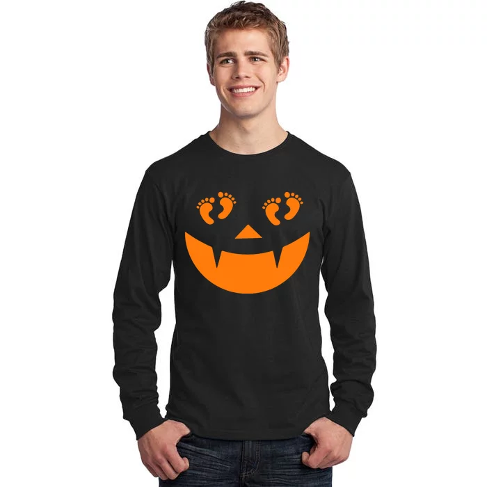 Pumpkin OB Nurse Delivery Labor Halloween Obstetrics GYN Tall Long Sleeve T-Shirt