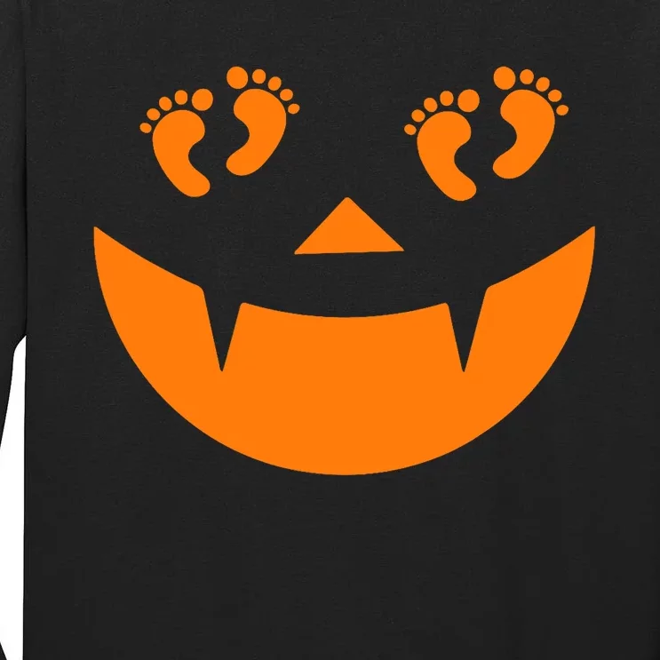 Pumpkin OB Nurse Delivery Labor Halloween Obstetrics GYN Tall Long Sleeve T-Shirt