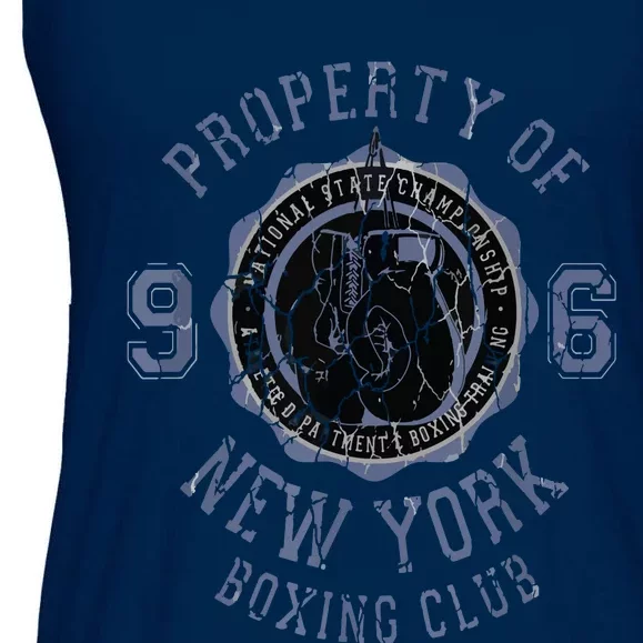 Property Of New York Boxing Club Sport Gift Boxer Ladies Essential Flowy Tank