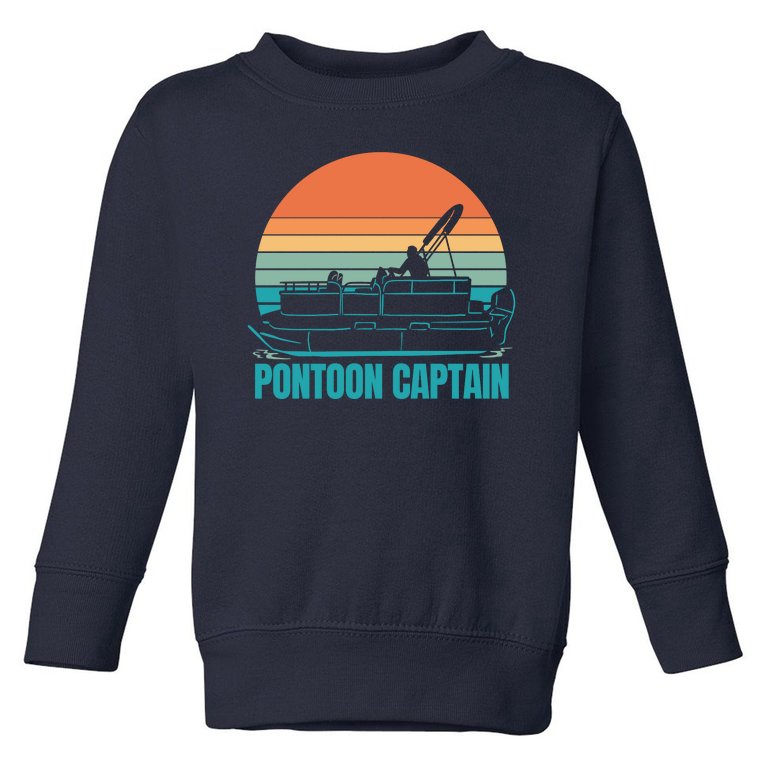Pontoon Captain Toddler Sweatshirt