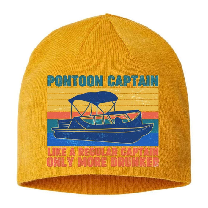 Pontoon Drunk Captain 8 1/2in Sustainable Knit Beanie