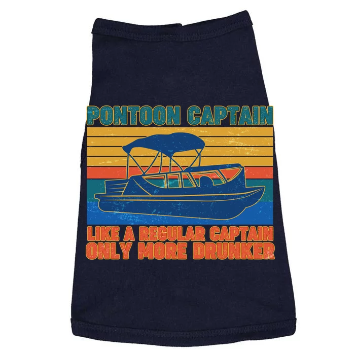 Pontoon Drunk Captain Doggie Tank