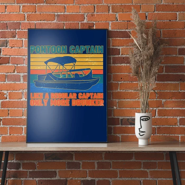 Pontoon Drunk Captain Poster