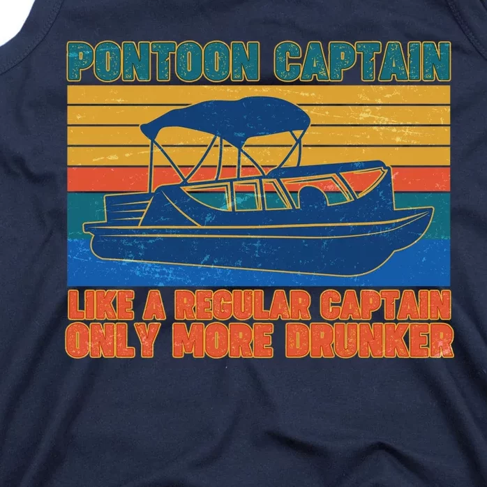 Pontoon Drunk Captain Tank Top