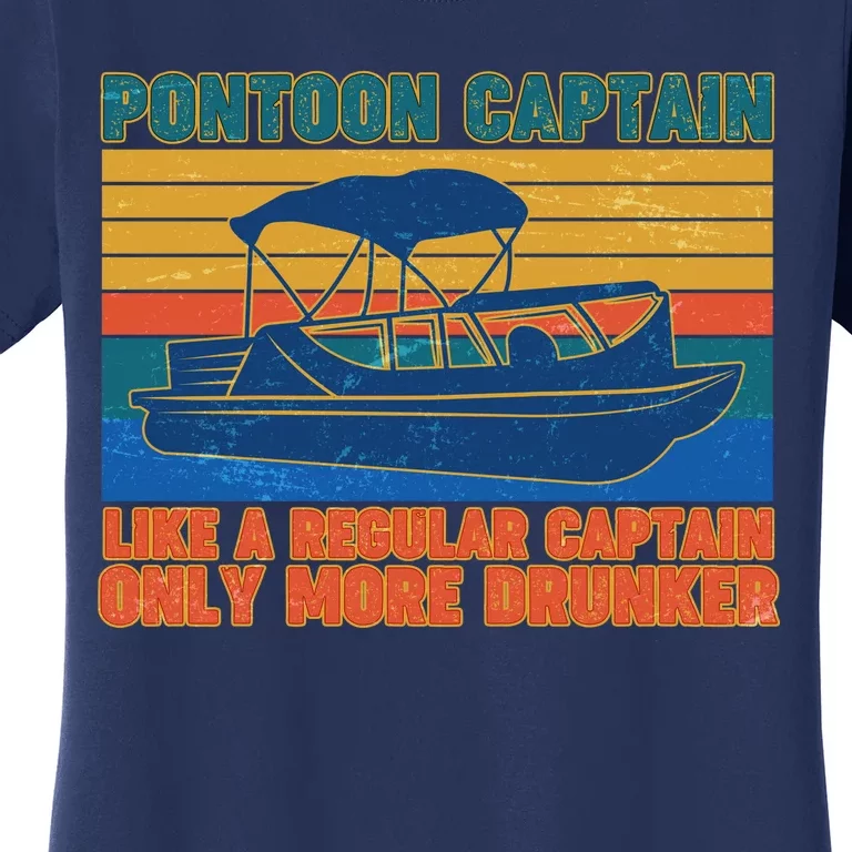 Pontoon Drunk Captain Women's T-Shirt