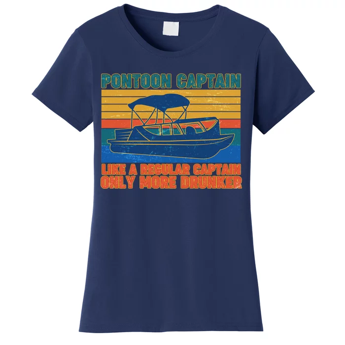 Pontoon Drunk Captain Women's T-Shirt