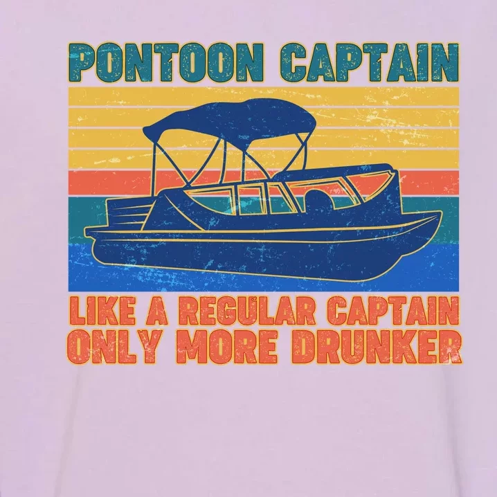 Pontoon Drunk Captain Garment-Dyed Sweatshirt