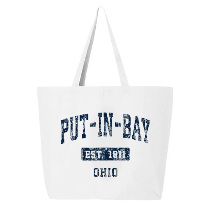 Putinbay O.H.I.O Oh Vintage Sports Established 25L Jumbo Tote