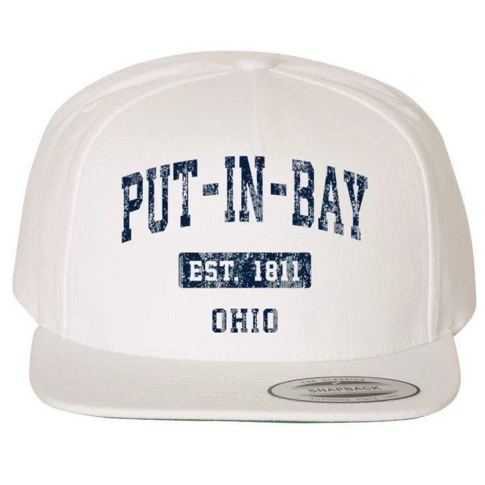 Putinbay O.H.I.O Oh Vintage Sports Established Wool Snapback Cap