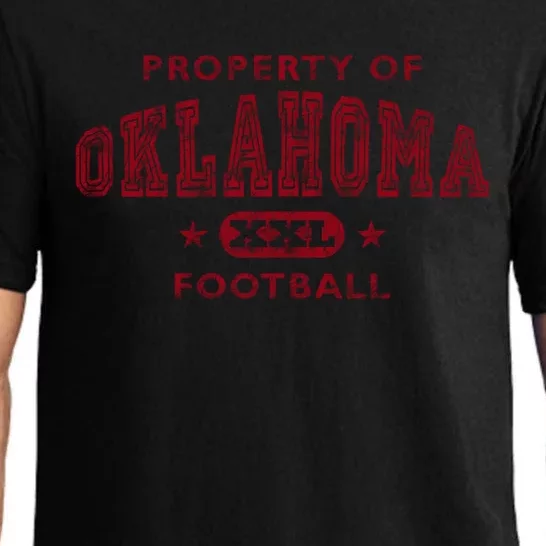 Property Of Oklahoma Football Xxl Gift Pajama Set