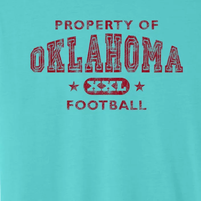 Property Of Oklahoma Football Xxl Gift ChromaSoft Performance T-Shirt