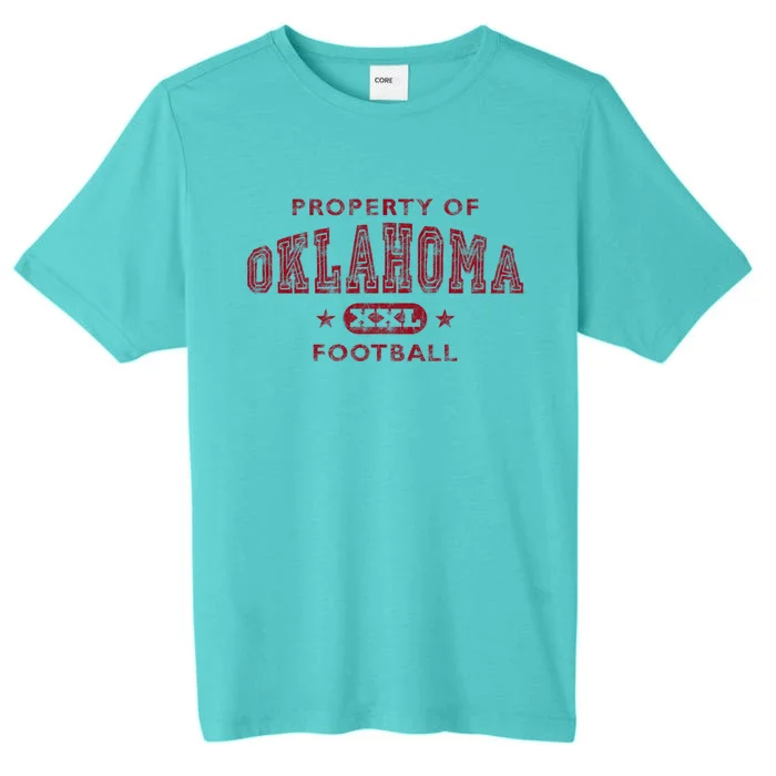 Property Of Oklahoma Football Xxl Gift ChromaSoft Performance T-Shirt