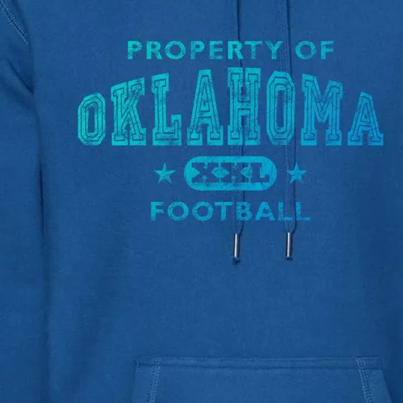 Property Of Oklahoma Football Xxl Gift Premium Hoodie