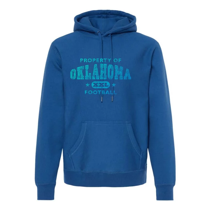 Property Of Oklahoma Football Xxl Gift Premium Hoodie