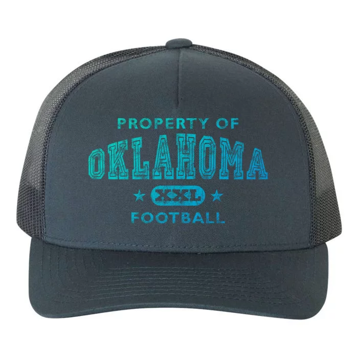 Property Of Oklahoma Football Xxl Gift Yupoong Adult 5-Panel Trucker Hat