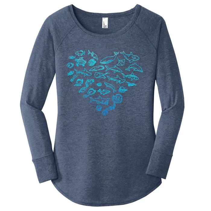 Protect Our Ocean Protect Our Future Save The Sea Meaningful Gift Women's Perfect Tri Tunic Long Sleeve Shirt