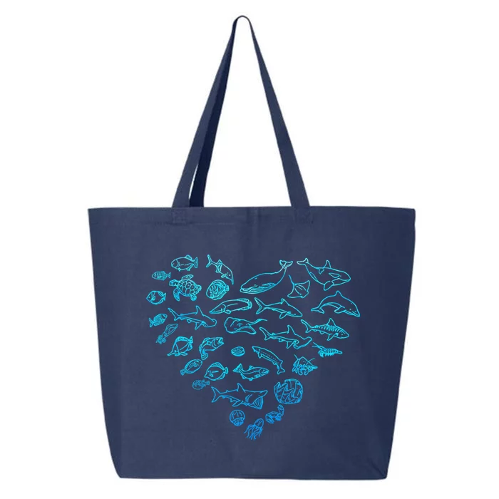 Protect Our Ocean Protect Our Future Save The Sea Meaningful Gift 25L Jumbo Tote