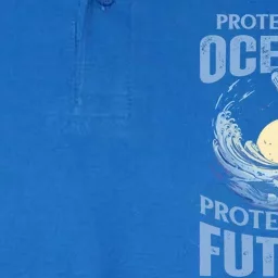 Protect Our Oceans Protect Our Future Climate Change Gift Softstyle Adult Sport Polo